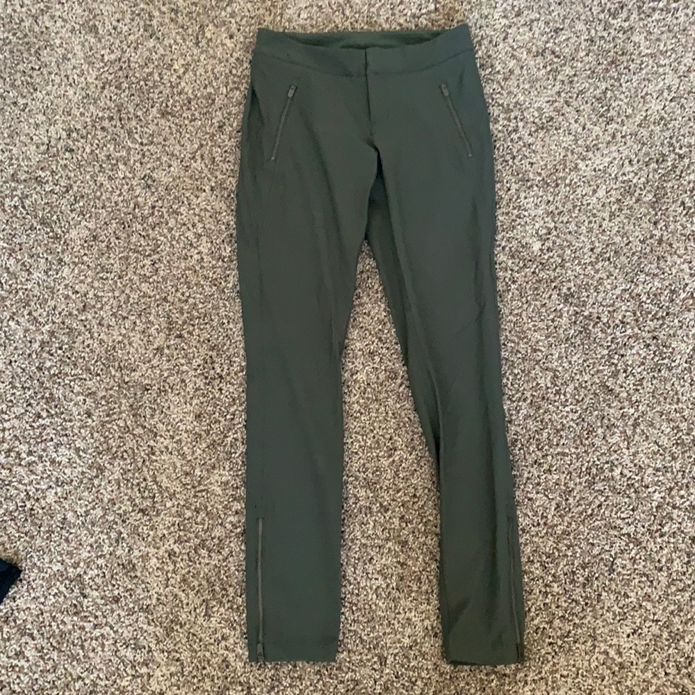 Athleta Women's Skinny Pants - Dark Green